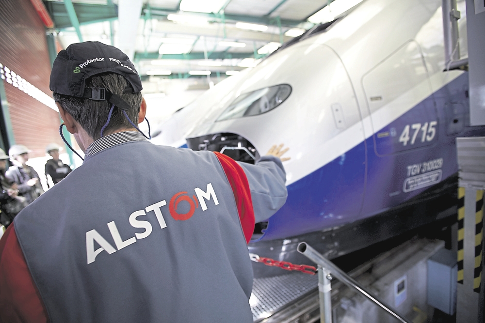 Alstom , bond des commandes, fusion avec Siemens prévue fin 2018